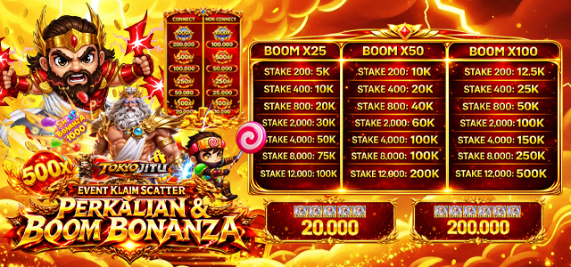 EVENT KLAIM SCATTER PERKALIAN & BOOM BONANZA